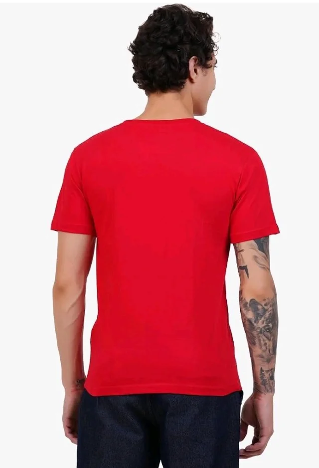 Men's Super Combed Cotton Round Neck Half Sleeve T-Shirt | Soft Breathable Cotton Fabric | Stylish Comfortable Wearfor Men | Quality Regular Fit
- 2XL
