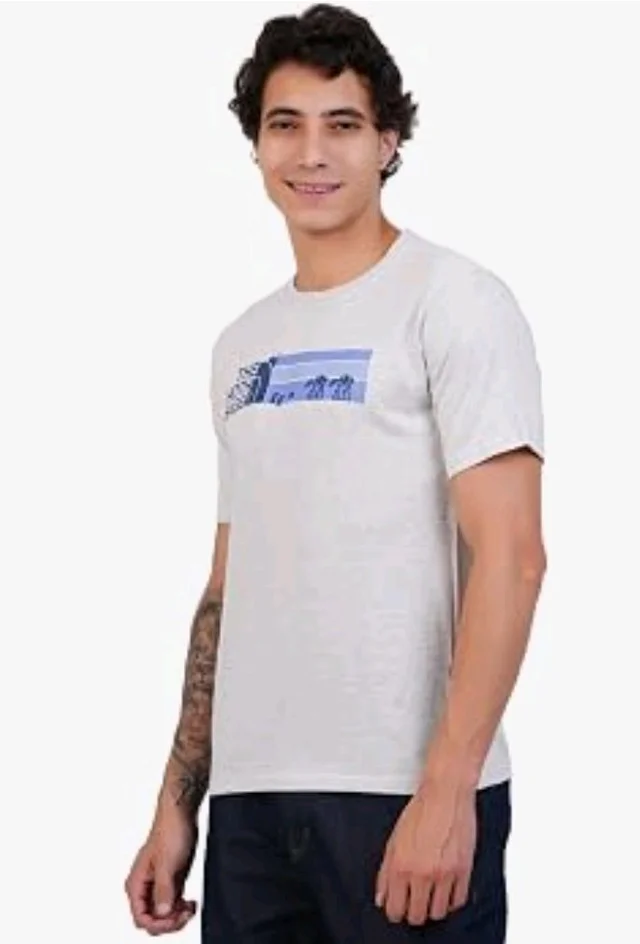 Men's Super Combed Cotton Round Neck Half Sleeve T-Shirt | Soft Breathable Cotton Fabric | Stylish Comfortable Wearfor Men | Quality Regular Fit
- XL