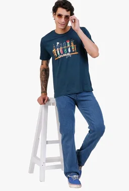 Men's Super Combed Cotton Round Neck Half Sleeve T-Shirt | Soft Breathable Cotton Fabric | Stylish Comfortable Wearfor Men | Quality Regular Fit
- 3XL