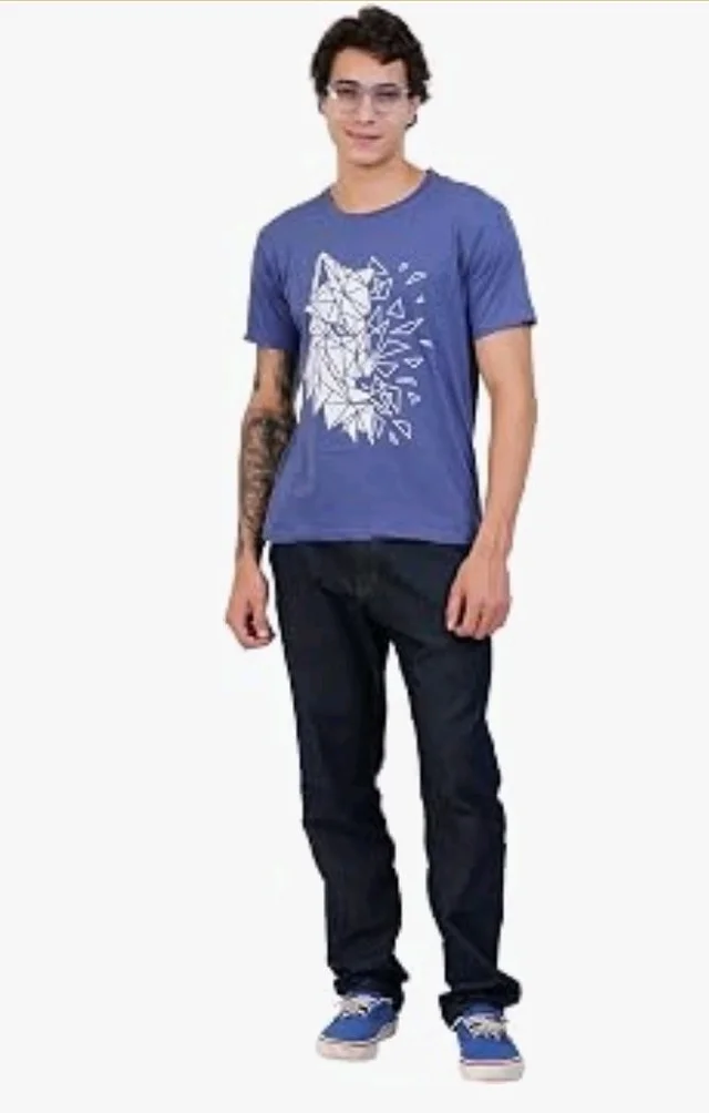 Men's Super Combed Cotton Round Neck Half Sleeve T-Shirt | Soft Breathable Cotton Fabric | Stylish Comfortable Wearfor Men | Quality Regular Fit
- 2XL