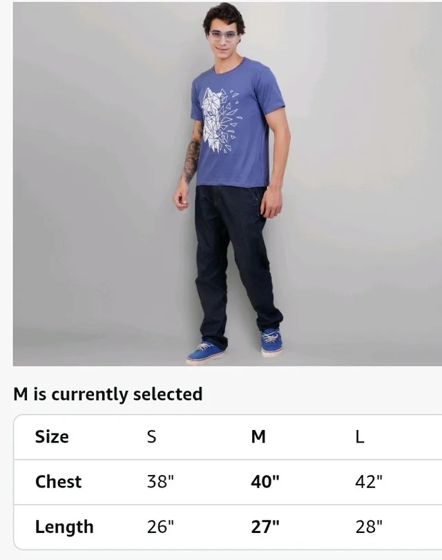 Men's Super Combed Cotton Round Neck Half Sleeve T-Shirt | Soft Breathable Cotton Fabric | Stylish Comfortable Wearfor Men | Quality Regular Fit
- 2XL