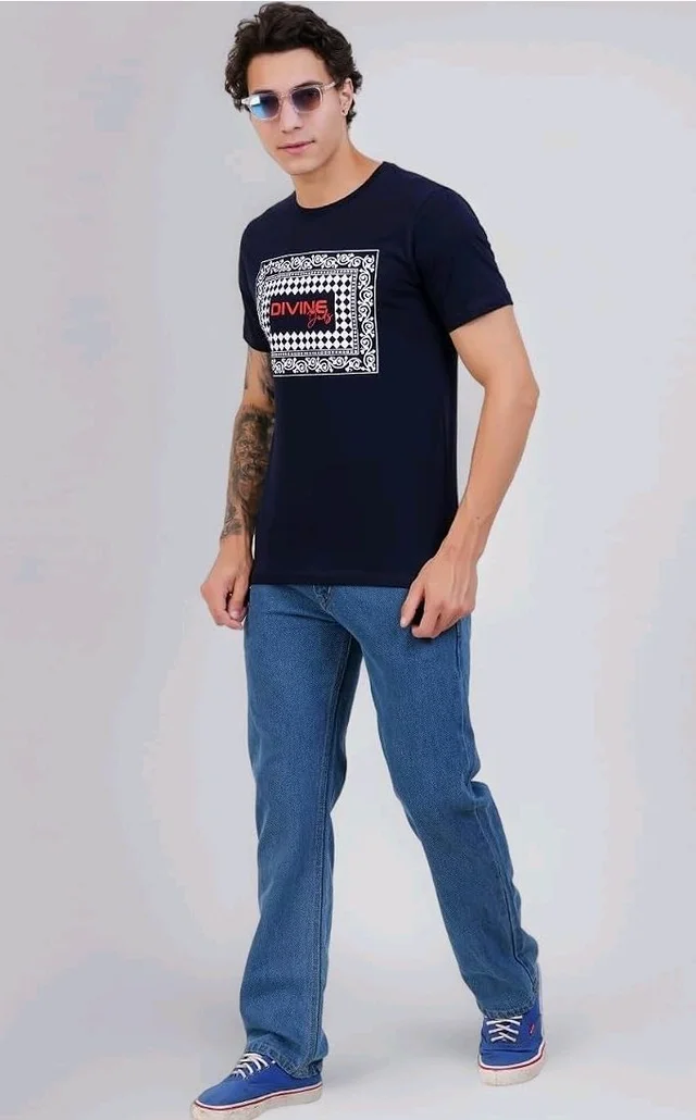 Men's Super Combed Cotton Round Neck Half Sleeve T-Shirt | Soft Breathable Cotton Fabric | Stylish Comfortable Wearfor Men | Quality Regular Fit - 3XL