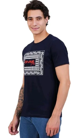 Men's Super Combed Cotton Round Neck Half Sleeve T-Shirt | Soft Breathable Cotton Fabric | Stylish Comfortable Wearfor Men | Quality Regular Fit - 3XL