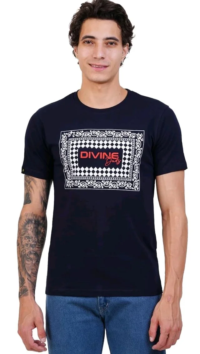 Men's Super Combed Cotton Round Neck Half Sleeve T-Shirt | Soft Breathable Cotton Fabric | Stylish Comfortable Wearfor Men | Quality Regular Fit - 3XL