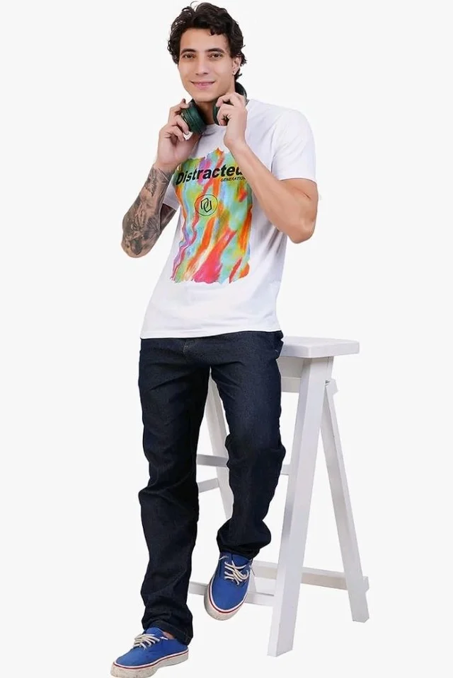 Men's Super Combed Cotton Round Neck Half Sleeve T-Shirt | Soft Breathable Cotton Fabric | Stylish Comfortable Wearfor Men | Quality Regular Fit
- 2XL