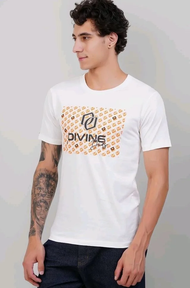 Men's Super Combed Cotton Round Neck Half Sleeve T-Shirt | Soft Breathable Cotton Fabric | Stylish Comfortable Wearfor Men | Quality Regular Fit
- XL
