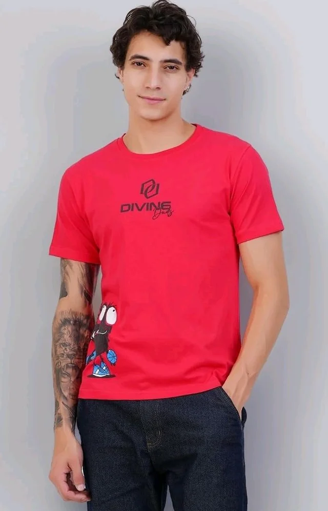 Men's Super Combed Cotton Round Neck Half Sleeve T-Shirt | Soft Breathable Cotton Fabric | Stylish Comfortable Wearfor Men | Quality Regular Fit
- 2XL