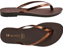 AEROBLU Comfy Metalic finish Flat Slippers for Women| Flexible & Durable| Anti Skid & Lightweight Slip-On Flats for Girls | Idea for Everyday use - 7