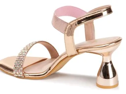 Carlton London Women Stylish Fashion Embellished Sandals for Outdoor, Party, Wedding and Holidays with Stiletto Heels - 11