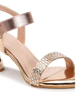 Carlton London Women Stylish Fashion Embellished Sandals for Outdoor, Party, Wedding and Holidays with Stiletto Heels - 11