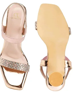 Carlton London Women Stylish Fashion Embellished Sandals for Outdoor, Party, Wedding and Holidays with Stiletto Heels - 11