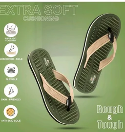 Duosoft Flip Flop for Women | Soft Comfortable | Breathable | Fashionable | Stylish | Trendy | Super Soft | Lightweight | Anti-Slip Sole | Indoor & Outdoor |DW-35-Green - 7