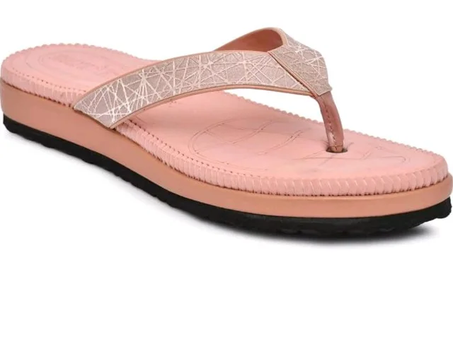 HEALTH FIT Ortho Care Light weight with Super Extra Soft Anti-Skid Doubleu Flip-Flops for women Slippers/Fancy Doctor Chappal & Footwear 336 - 10