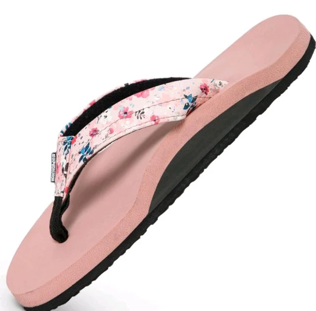SHAPECRUNCH Women's Arch Support Slippers | Ortho Flipflops with soft MCR footbed - Reduce Pressure on Feet, Joints, and Back - 11