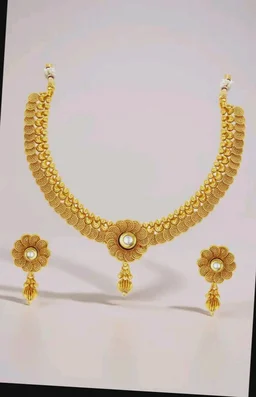 Sukkhi Eye-Catchy Jalebi Design Gold Plated Necklace Set For Women
