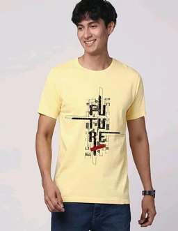 ADRO Men's Graphic Printed 100% Cotton T-Shirt - Regular Fit, Printed T-Shirts for Men
- 4XL