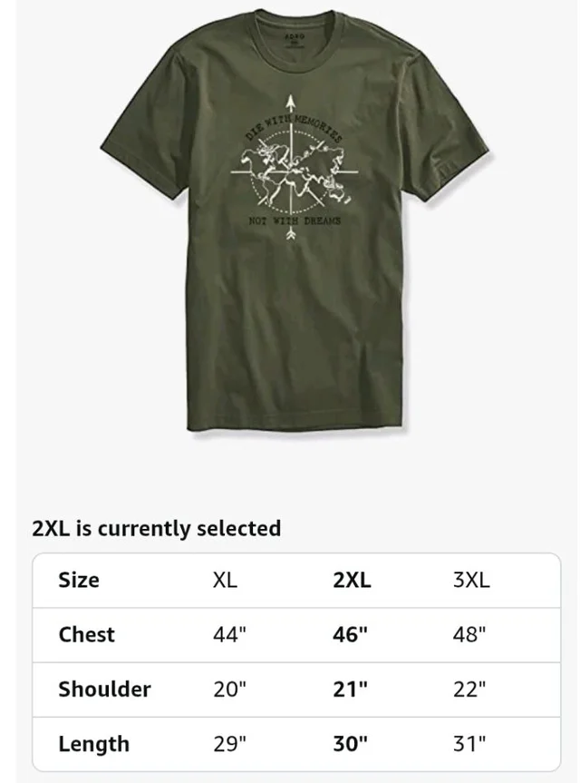 ADRO Men's Regular Fit T-Shirt
- 2XL