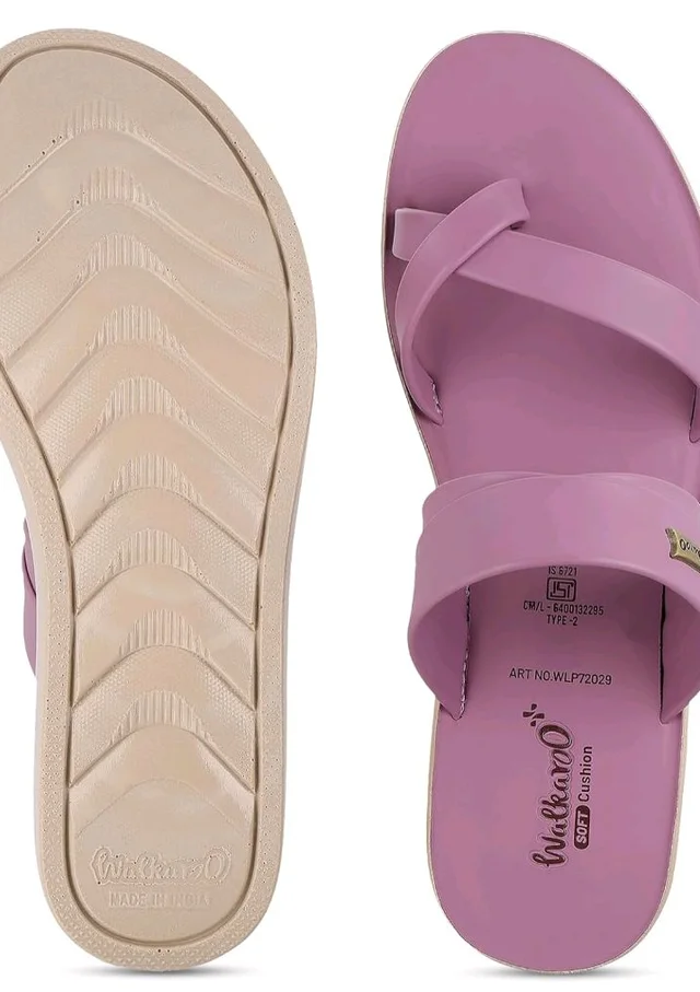 WALKAROO Women’s Wedge Sandals| Soft Cushioned Footbed,Lightweight PU Sole|Slip-On, Fashion,Stylish,Comfortable Sandals for Women's| WLP72029 Mauve - 10