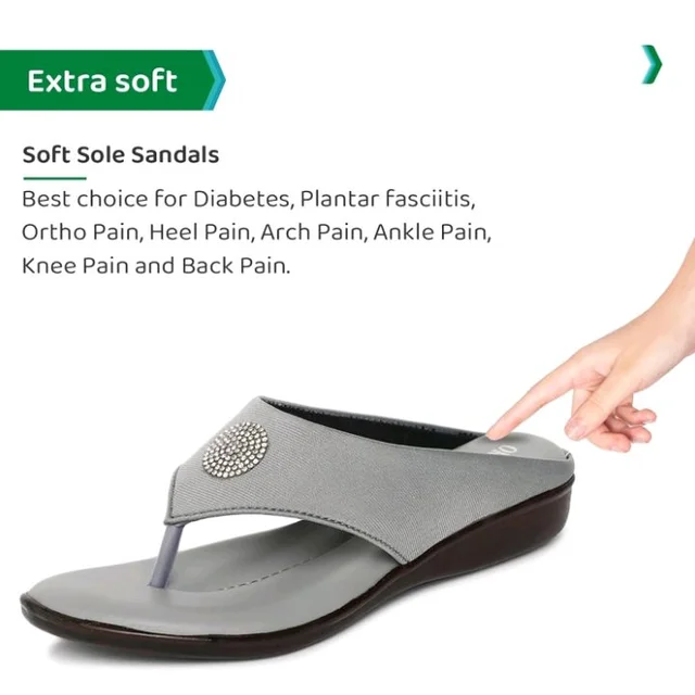ORTHO JOY Fancy doctor Slipper for women || Orthopedic Fashionable Women Slipper - 10