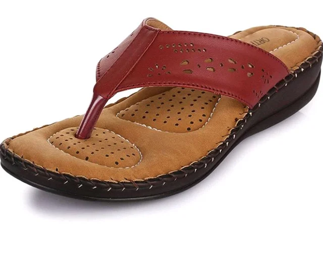 ORTHO JOY Extra Soft Women's Doctor Ortho Slippers/Flip-Flops - 7