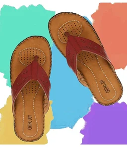 ORTHO JOY Extra Soft Women's Doctor Ortho Slippers/Flip-Flops - 7