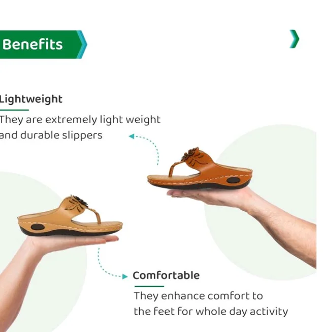 ORTHO JOY doctor Slipper for women || Orthopedic Fashionable Women Slipper - 6