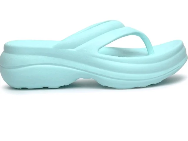 YOHO Women Platform Slippers SLR 103 | Comfortable Triple Dense Foam Soft Flip-Flops with Heel Support | Anti-Skid Lightweight Footwear for Indoor & Outdoor Use - 6