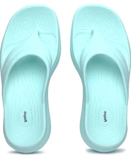 YOHO Women Platform Slippers SLR 103 | Comfortable Triple Dense Foam Soft Flip-Flops with Heel Support | Anti-Skid Lightweight Footwear for Indoor & Outdoor Use - 6