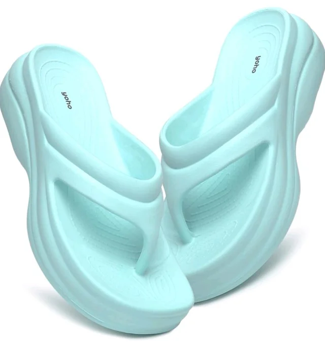 YOHO Women's Bubbles Platform Sandals | Stylish, Soft and Comfortable | Anti Skid Daily Use Footwear for ladies & girls - 10