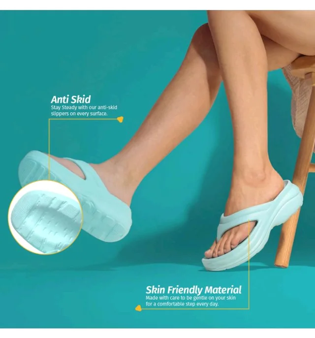 YOHO Women's Bubbles Platform Sandals | Stylish, Soft and Comfortable | Anti Skid Daily Use Footwear for ladies & girls - 10