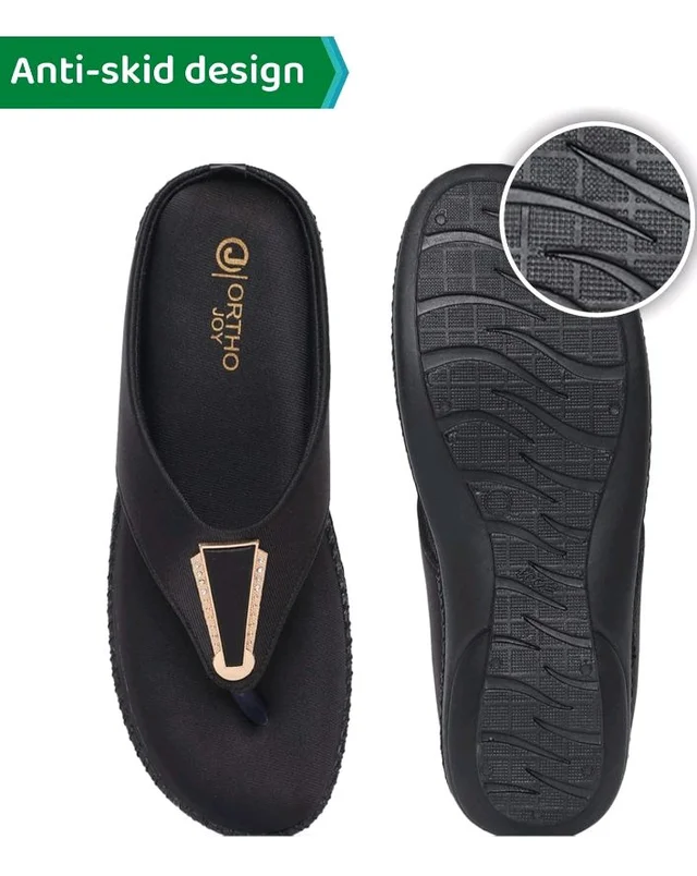 ORTHO JOY Fancy doctor slippers | Stylish chappal for women | Comfortable flat sandals for women stylish - 6