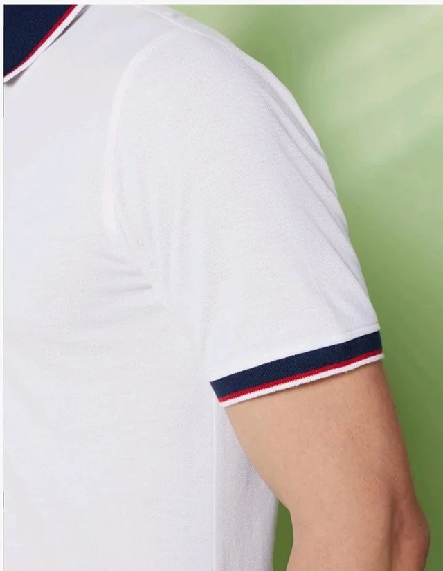 Symbol Premium Men's 100% Cotton Solid Polo T-Shirt - Regular Fit | Pique Knit
- S