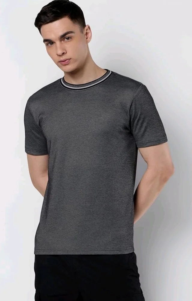 Symbol Premium Men's Cotton Rich Textured T-Shirt - Regular Fit | Pique Knit | Round Neck (Available in Plus Sizes)
- 3XL