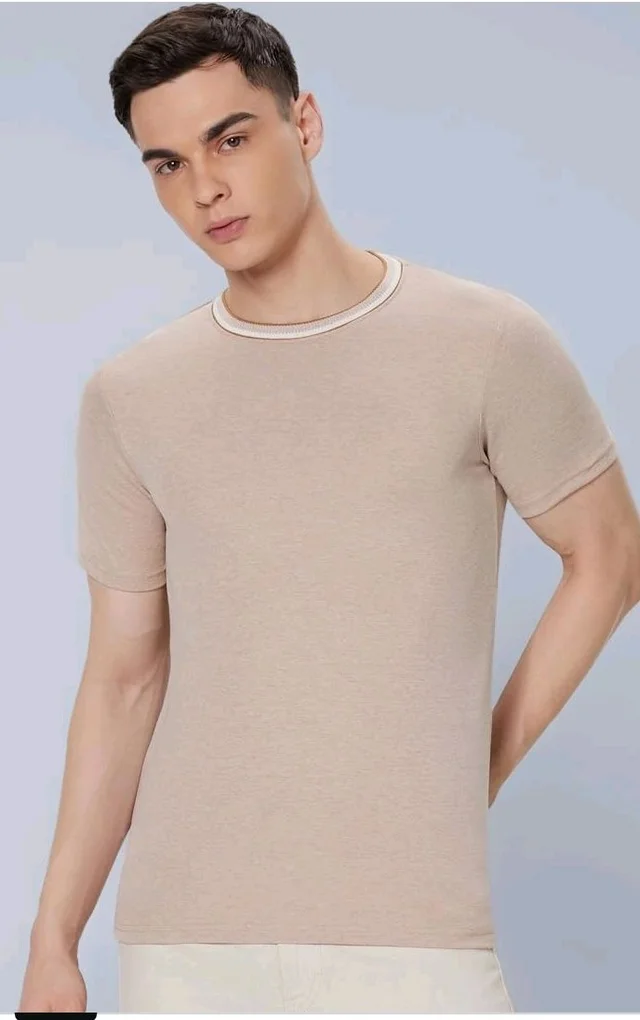 Symbol Premium Men's Cotton Rich Textured T-Shirt - Regular Fit | Pique Knit | Round Neck (Available in Plus Sizes)
- 3XL