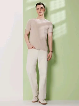 Symbol Premium Men's Cotton Rich Textured T-Shirt - Regular Fit | Pique Knit | Round Neck (Available in Plus Sizes)
- 3XL