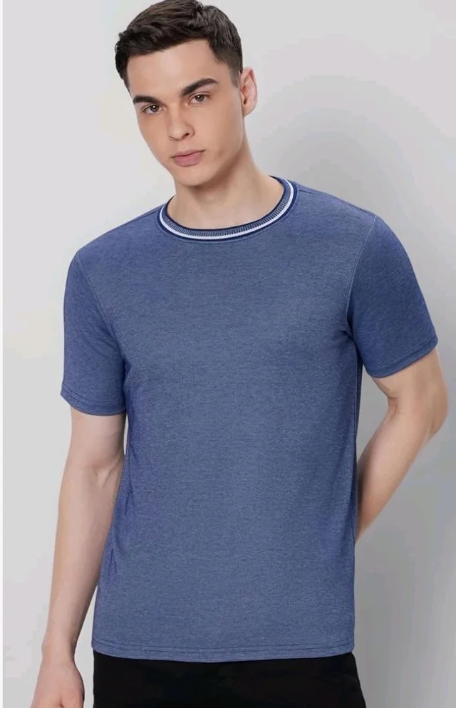 Symbol Premium Men's Cotton Rich Textured T-Shirt - Regular Fit | Pique Knit | Round Neck (Available in Plus Sizes)
- 2XL