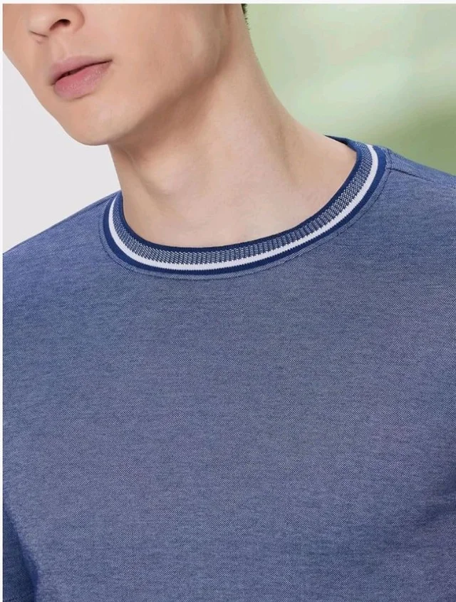 Symbol Premium Men's Cotton Rich Textured T-Shirt - Regular Fit | Pique Knit | Round Neck (Available in Plus Sizes)
- 2XL