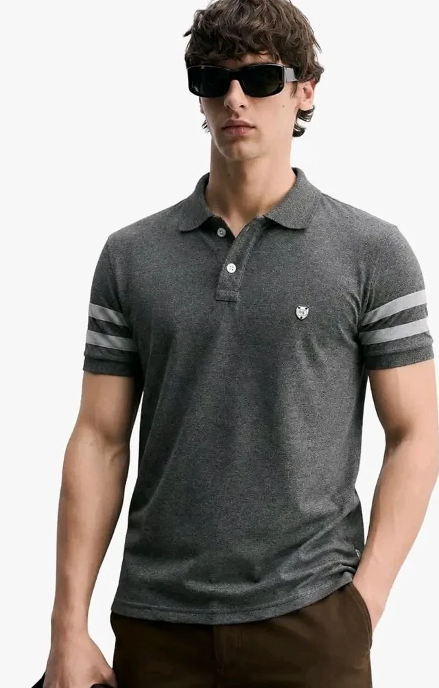 Alan Jones Clothing Men's Cotton Regular Fit Regular Soild Polo T-Shirt
- 2XL