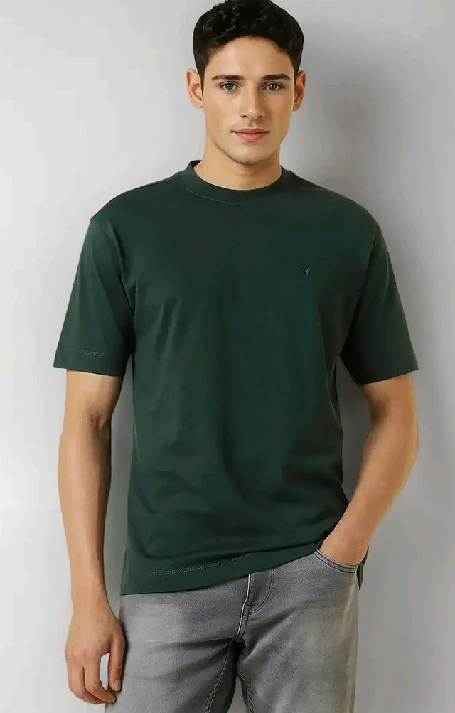 Allen Solly Men's Cotton T-Shirt | Drop Shoulder | Back Print | Regular Fit | Casual Streetwear Style
- 4XL