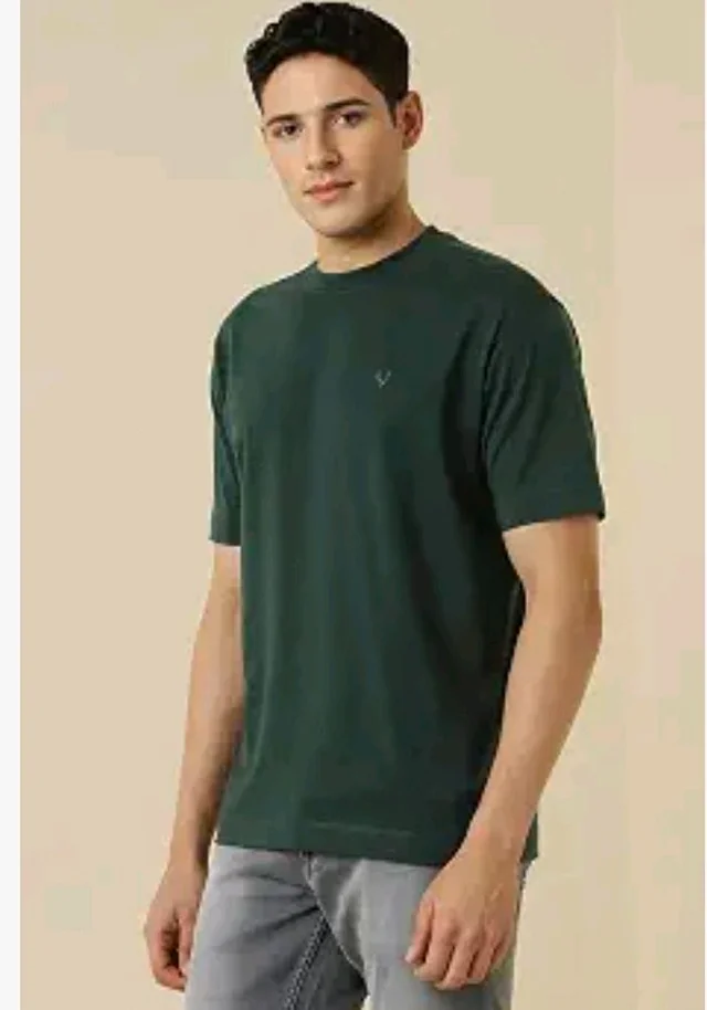 Allen Solly Men's Cotton T-Shirt | Drop Shoulder | Back Print | Regular Fit | Casual Streetwear Style
- 4XL