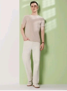 Symbol Premium Men's Cotton Rich Textured T-Shirt - Regular Fit | Pique Knit | Round Neck (Available in Plus Sizes)
- 2XL