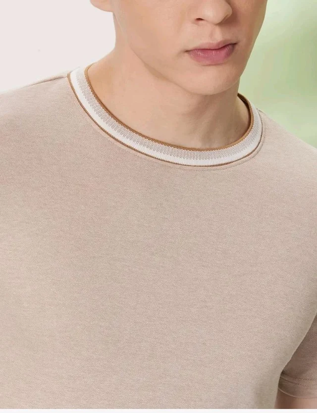 Symbol Premium Men's Cotton Rich Textured T-Shirt - Regular Fit | Pique Knit | Round Neck (Available in Plus Sizes)
- 2XL