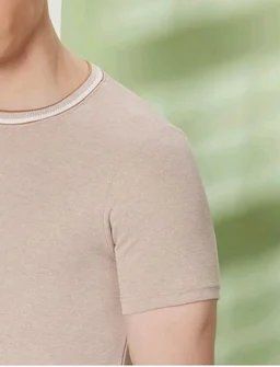 Symbol Premium Men's Cotton Rich Textured T-Shirt - Regular Fit | Pique Knit | Round Neck (Available in Plus Sizes)
- 2XL