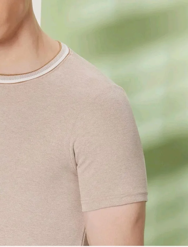 Symbol Premium Men's Cotton Rich Textured T-Shirt - Regular Fit | Pique Knit | Round Neck (Available in Plus Sizes)
- 2XL