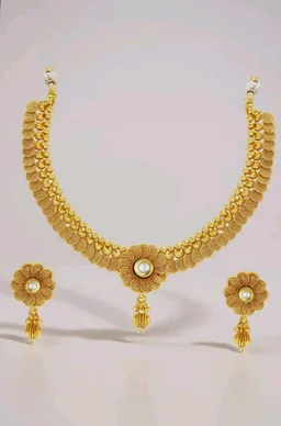 Sukkhi Eye-Catchy Jalebi Design Gold Plated Necklace Set For Women