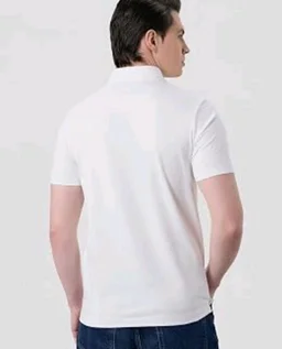 Symbol Premium Men's Super Soft Cotton Stretch Polo | Regulat Fit | Available in Plus Sizes White
- S