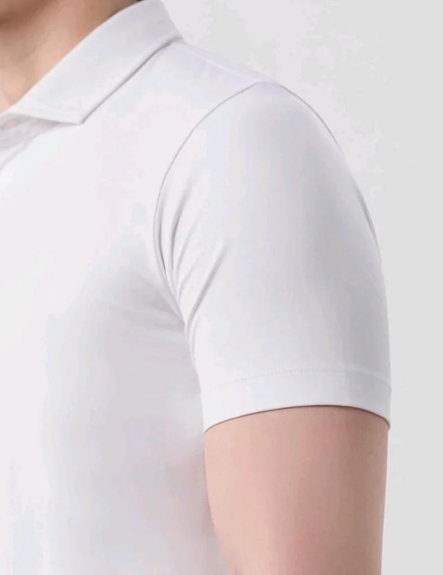 Symbol Premium Men's Super Soft Cotton Stretch Polo | Regulat Fit | Available in Plus Sizes White
- S