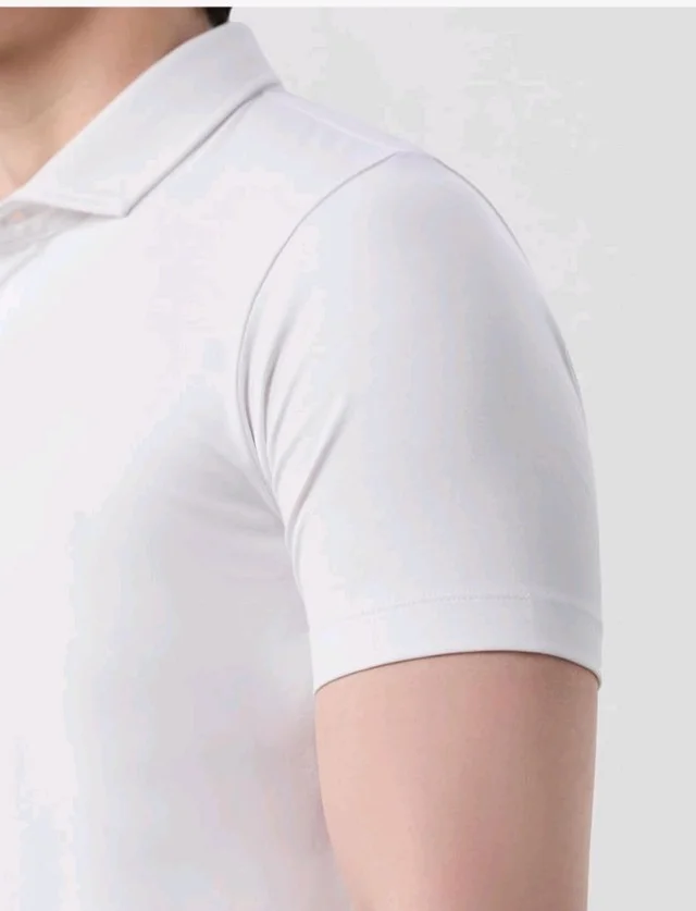 Symbol Premium Men's Super Soft Cotton Stretch Polo | Regulat Fit | Available in Plus Sizes White
- M