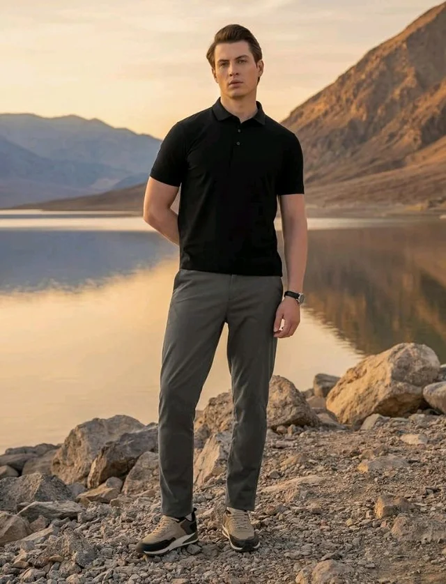 Symbol Premium Men's Super Soft Cotton Stretch Polo | Regulat Fit | Available in Plus Sizes White
- S