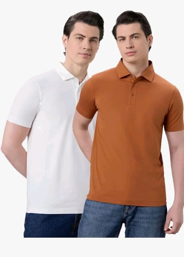 Symbol Premium Men's Super Soft Cotton Stretch Polo | Regulat Fit | Available in Plus Sizes White
- 3XL